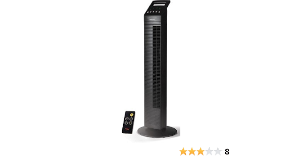 Usha Rense Compacto Tower Fan (Black 