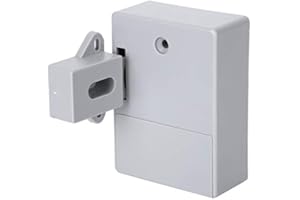 FILFEEL 125kHz Smart Schrankschloss, elektronische RFID Kartenöffnung für Saunabibliotheken, Fabriken und Büros Schließfach - ohne Bohrer(Gray)