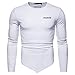 Produktbild Amphia Lang Arm T Shirt für Herren - Dünnes, unregelmäßiges OberteilMänner Winter unregelmäßige Feste Patchwork Print Langarm Tops Blusen T Shirt