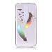 Produktbild Everainy Kompatibel für Nokia X6/Nokia 6.1 Plus Hülle Silikon Transparent Bumper Durchsichtig Ultradünn Neu Cover Hüllen Laser Muster für Nokia X6 Handyhülle Stoßfest TPU Gel Schutzhülle (Feder)