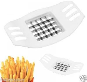 FRENCH FRY POTATO CHIP CUT CUTTER VEGETABLE FRUIT SLICER CHOPPER CHIPPER DICER (Assorted Colours)