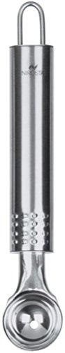 Fackelmann 40439 Melonenbohrer mit Ovalgriff, 17 cm, edelstahl