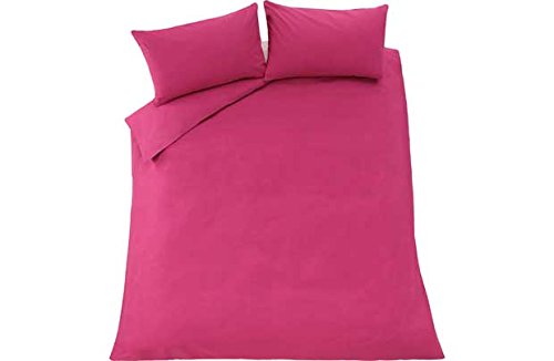 Heart of House Raspberry Pink Non Iron Bedding Set-Kingsize.
