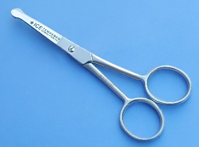 Nasen-Krallenschere – Pfotenschere – Einseitige Mikroverzahnung – 10 cm – Rostfreiem Edelstahl - 2