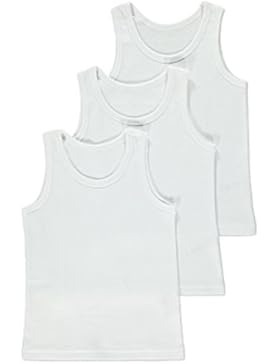 Schulanfang 3er-Pack of Boys 100% Cotton Warm Vests / Erhältlich in Ages 1 bis zu 13 jahre