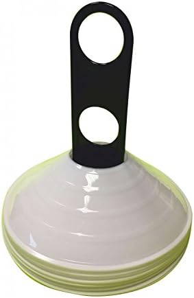 Marker Cones with Holder | Plain | Pack of 10, White