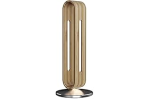 BRIMFORD Soporte de Auriculares de Escritorio de bambú Base de Aluminio de Escritorio Soporte de Auriculares de Madera para Juegos Compatible con Sennheiser, Bose, Beats, Airpod MAX et (Madera)