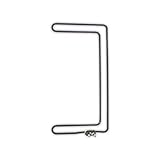  DOJA Industrial  Resistencia LAVAVAJILLAS MIELE G-520,565 2.700 W.  Vistas Figura U