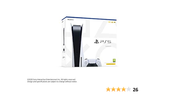 Sony Ps5 Console Standard Edition 5gb White Europe Amazon Co Uk Pc Video Games