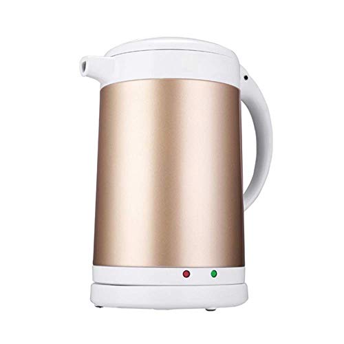 ZLD Bouilloire lectrique Domestique Anti-Dry 304 Bouilloire en Acier Inoxydable, 360 Degr Base, Or