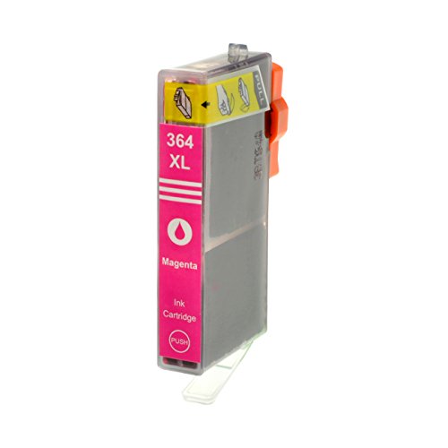 4 Logic-Seek Tintenpatronen kompatibel zu HP 364XL je 1xBK, C, M, Y.BK 28ml, Color je 18ml, mit Chip und Füllstandsanzeige. - 4