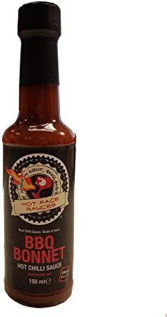 BBQ Bonnet Hot Chilli Sauce - Sweet and Smoky Chilli BBQ Sauce - Made with Scotch Bonnet Chilli