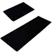 Produktbild Kong EU Waschbar Rutschfeste Badematte Küche Teppich abosrbent Fußmatten, Bereich Teppich Bay Fenster Teppiche antibakteriell Schmutzfangmatten 2 Stück, Schwarz, 50x80cm+50x160cm