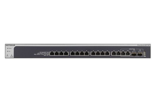 NETGEAR XS716T-100NES ProSAFE 16-port 10-Gigabit Kupfer Ethernet Smart Managed Switch - 3