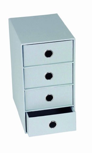 Rössler 1524452174 - S.O.H.O. Schubladenbox vierfach, stone