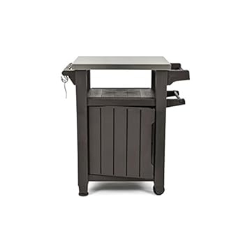 Keter Bbq Tisch Unity Graphit 70 X 54 X 90 Cm Garten Bbq Tisch