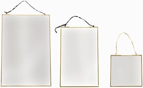 Nkuku Kiko Antique Brass Mirror - Portrait 40cm x 25cm