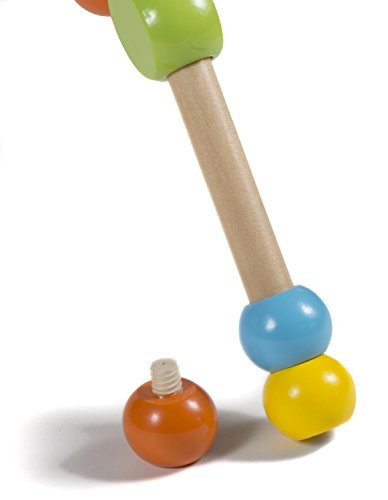 Bieco 23000015 – Baby Holz Spieltrapez höhenverstellbar ca. 64 x 55 cm - 3
