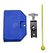 Produktbild WEINANA 1 STÜCK Blue Percussion Drum Bell Block Kuhglocke Kuhglocke Montierbar Mallet Musikinstrument Zubehörteile