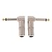 Produktbild IPOTCH 2 Stück X 6,35 mm Stereo Rechtwinklig Mikrofon Lötanschluss Stecker/Header