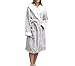 Produktbild Lannister Fashion Mens Und Damen Warm Flanell Soft Pyjama Bekleidung Erwachsene Schal Kragen Hooded Cozy Bad Robe Spa Hotel Dusche Bademantel Bademantel Bademantel (Color : Grey, Size : XL)