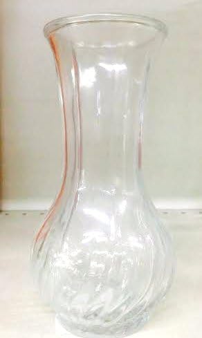 Flower Vase Athena H. 18 cm Rack Flowers in Glass Jar Borgonovo