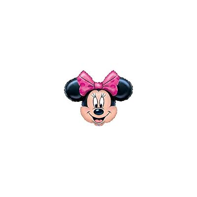 Generique - Ballon aluminium visage XL Minnie