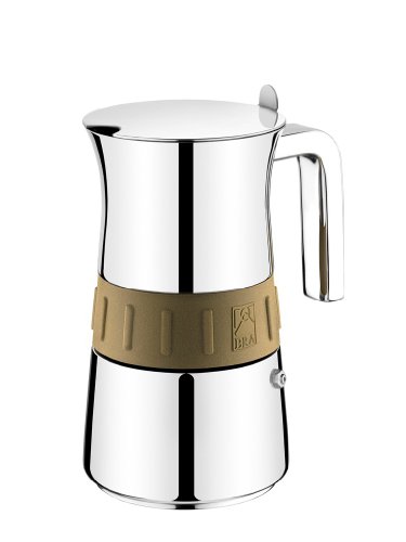 Espressokocher „ELEGANCE“ Gold, für 6 Tassen des Traditionsunternehmens Pintinox Espressokocher „ELEGANCE“ Gold, für 6 Tassen des Traditionsunternehmens Pintinox Bilder