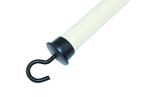 SN Bedienstab / Ziehstab / Ziehhaken für Bodentreppen und Oberlichter , Stab 100cm aus Holz und Haken aus Stahl - 3