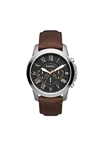Fossil Herren Analog Quarz Uhr mit Leder Armband FS4813IE Fossil Herren Analog Quarz Uhr mit Leder Armband FS4813IE