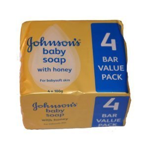 Johnsons Baby Soap Honey 4x100g