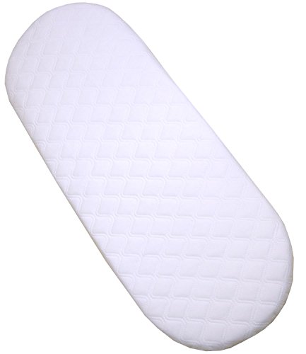 BabyPrem Moses Basket Mattress 75 x 28 x 3.5cm Standard / Quilted Option QUILTED