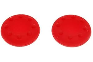 NEWNIU(TM) 2 pcs Controller Thumb Joysti stick Grip Analogue silicone caps for Playstation 3(PS3)/PS4/ Xbox 360/Xbox one Controllers (Red)