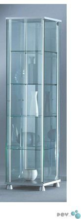 Preisvergleich Produktbild POV® Glasvitrine FORUM QUADRAT 2 1760x430x430 mm (HxBxT)