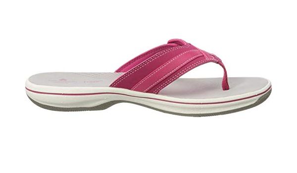 clarks womens breeze sea flip flop sandals
