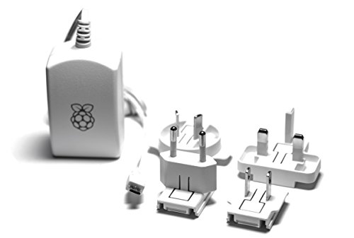 Preisvergleich Produktbild Raspberry Pi Micro USB Netzteil 2A / 5V weiß