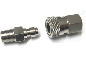 ALLIANCE Paintball Remote Line Quick Connect Disconnect - Male & Female Set