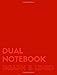 Produktbild Dual Notebook Graph & Lined: Letter Size Notebook with Lined and Graph Pages Alternating, 8.5 x 11, 100 Pages (50 Wide Ruled + 50 Grid Lined), Red Soft Cover (Graph & Line Journal XL, Band 4)