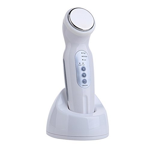 La goodwind CM-1-2 Ultrasonic Skin Firming &Lifting Device anti cellulite massageador face lift machine skin care Ultrasonic Detox (White)