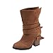 Produktbild OYSOHE Damen Stiefel, Sexy Solide Overknee Schnalle Mittlere Stiefel Freizeitschuhe