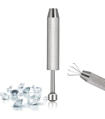 Lot De 6 Pinces à épiler FAURAPMNG En Acier Inox - Pour Bijoux, Pierres Précieuses, Travaux Manuels - Verrouillage Coulissant