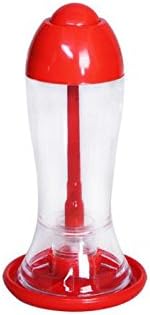 DFHHG® Press The Amount Of Control Liquid Spice Jar Kitchen Supplies Vinegar Bottles Soy Sauce Bottle Plastic Oil Can Storage ( Color : Red )