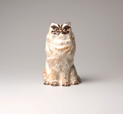 Persian Cat Ceramic Money Bank from RJB Stone