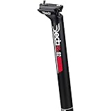 Longitud: 350 mm Deda Rsx 02 Tija Sillín, Unisex Adulto, Negro, 31,6 mm