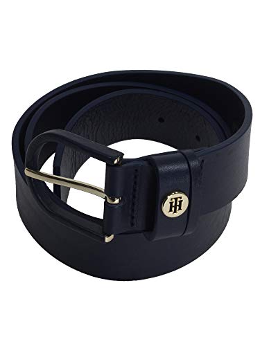 Preisvergleich Produktbild Tommy Hilfiger Damen Gürtel Classic Belt Leder 85cm Blau AW0AW06549-413