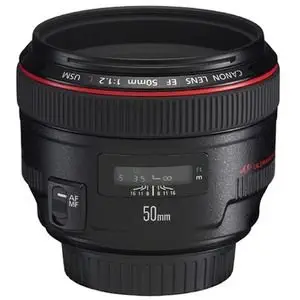 Canon EF 50mm f/1.2 L USM Lens for Canon Digital SLR Cameras - Fixed
