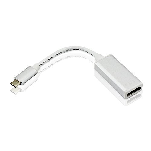 USB 3.1 Typ C Stecker auf Buchse Adapter Displayport DP Stecker Kabel für Macbook Nokia N1 Tablet Phones (Silver)