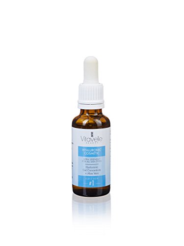 Hyaluron-Gel mit Aloe Vera – hochdosiertes niedrigmolekulares und hochmolekulares Hyaluron Konzentrat – Premium Kosmetik – Made in Germany – 30 ml. – Anti-Aging-Serum – Hyaluron-Säure Gel Tag und Nacht Pflege-Konzentrat - 4
