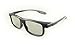 Domo nHance PL15S Polaroid Passive Circular Polarized 3D Glasses (Black) for LG 3D TV and RealD, Masterimage Cinema Theatres RS.249.00