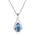 Produktbild Belle Maison Europa und Amerika edle weibliche kristall Blaue Halskette 3A zirkon Diamant Wassertropfen schlüsselbein Kette Anhänger schmuck